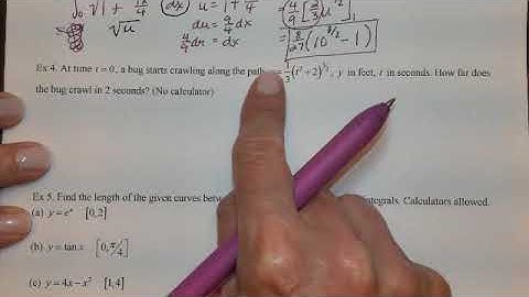 Unit 7 Notes 5   Length of a Curve (Arc Length)