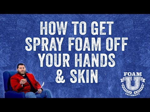Video: How to wash mounting foam from hands and clothes?