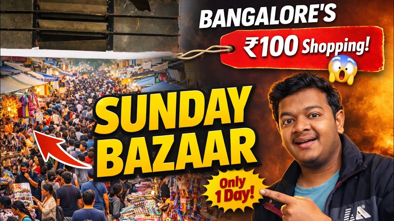 SUNDAY BAZAAR BANGLORE || #BangaloreSundayBazaar#SundayBazaarBangalore#bangaloremarket 