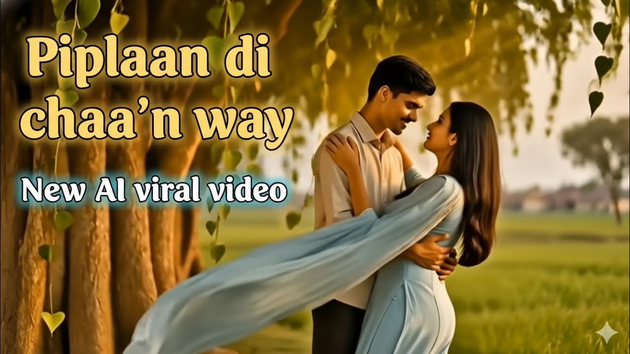 Piplaan Di Chaan Way by Aoun Ali Khan | Romantic AI Video Song 2026 | Peepal Tree Love Story