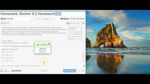 Using a calculator display to perform hypothesis testing on proportions