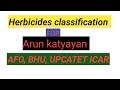 Herbicides classification