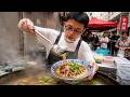🍲 Hebei Lamb Noodles Fresh from the Pot, Rich Broth Coats Every Bite - Chinese Street Food