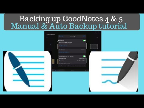 Goodnotes 4 & 5 Backup tutorial
