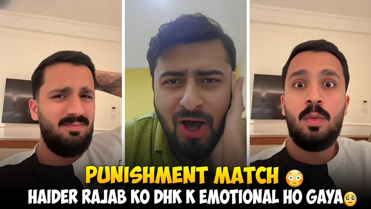 Rajab Vs Haider Punishment Match | Haider Rajab Ko Dhk K Emotional Ho Gaya | Rajab vs Haider