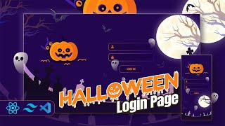 Haunted Coding Fun: Responsive Halloween Login Page Animation I Speed Coding