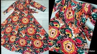 Latest maxi dress design cutting and stitching