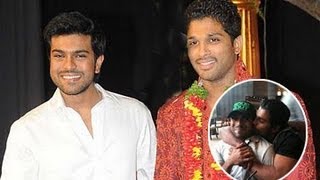 Ram Charan And Allu Arjun Unseen & Rare Photos