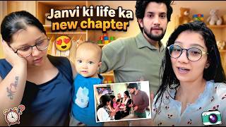 New beginning for janvi 😍 | Hum log srinagar aa gaye