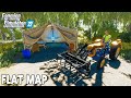 Starting a farm with 0 on flat map  farming simulator 22