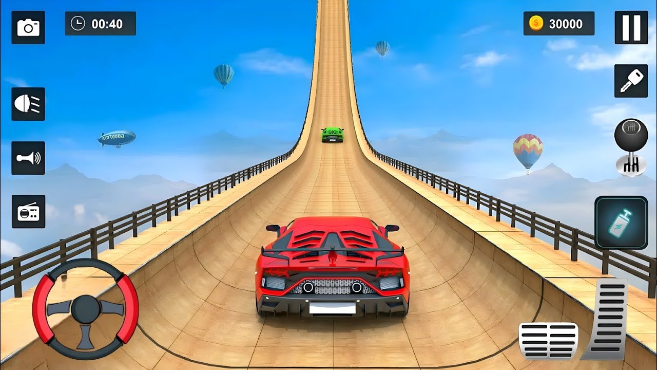 Impossible GT Car Stunt Racing - Ramp Car Racing - Android Gameplay 