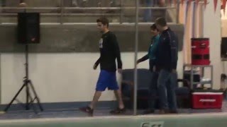 2015-16 Swimming and Diving Senior Day Ceremony