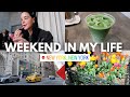 Weekend in my life living in new york city saie beauty master class half marathon prep much more