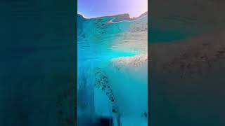 This glacier pool formed when meltwater filled a crevasse or depression in the ice 🧊 #alaska