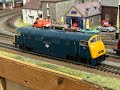 Bachmann class 42 diesel hydraulic d812 the Royal Naval Reserve in BR blue