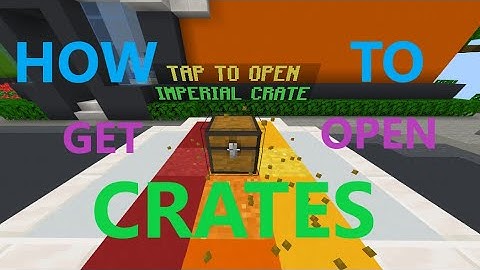 How to get and open CRATES in Mineplex | Mineplex Crate Guide