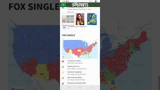 Week 13 NFL TV Broadcast Map Released CBS Early & Late & Fox Single