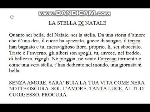 Stella Di Natale Poesia.La Stella Di Natale Poesie Proverbi E Detti Di Enzo Rosana Youtube