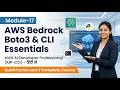 Module 17 AWS Bedrock Boto3 & CLI Essentials AI Developer Professional AIP C01