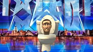 Kid Sings Skibidi Toilet in America gots talent