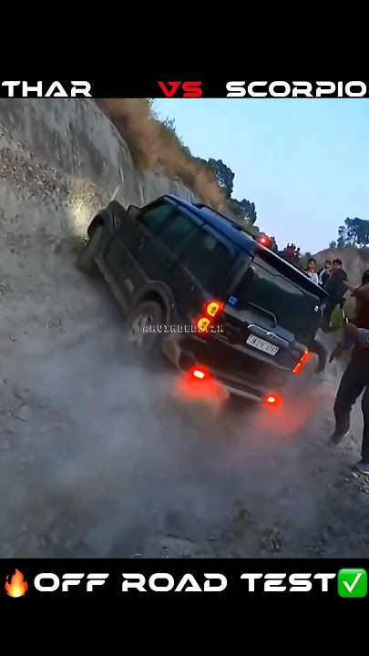 Mahindra Thar vs Mahindra Scorpio Classic OFF ROAD TEST 🔥✅