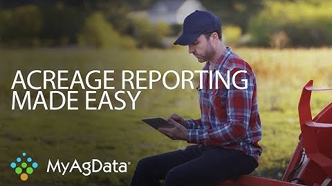 MyAgData: Precision Agriculture Technology For Easy Reporting
