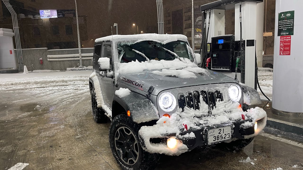 Jordan snow 🇯🇴 2022| مغامرات ثلجة ٢٠٢٢