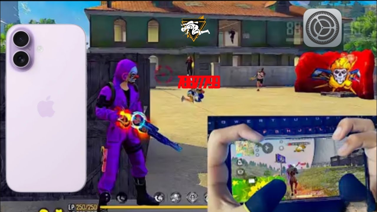 Best Settings OB52⚙️ HUD + SENSI + DPI ] IPHONE 17📱- Free Fire Highlights 🎯🔥