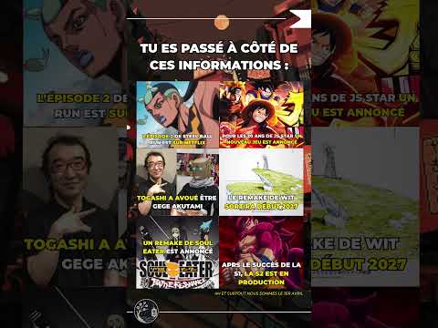 ONE PIECE, SOUL EATER, WIT : Les annonces CHOCS du jour !