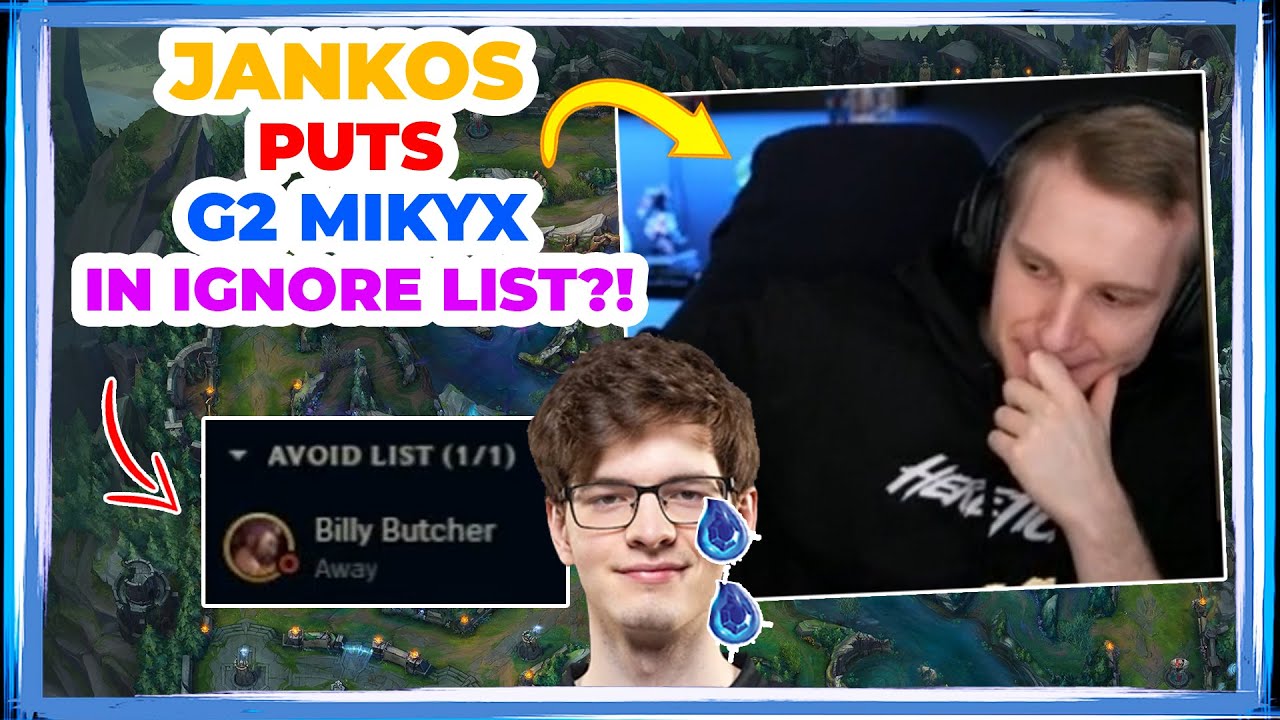 Jankos IGNORING G2 Mikyx?! [CONFIRMED]
