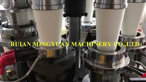 Ultrasonic heater paper cup machine ocs12 with counting system  test 12 oz for Jordan client