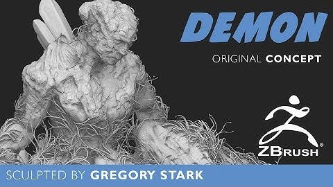Mudbox 2015 - Sculpting Rock Demon