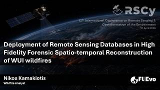 RSCy 2026 Remote Sensing Data used in Forensic Wildfire Reconstruction