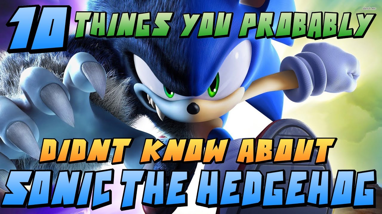 10 things you probably DIDN'T know about Sonic the Hedgehog YouTube
