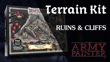 Terrain Building Made Easy with Gamemaster: Ruins & Cliffs Terrain Kit