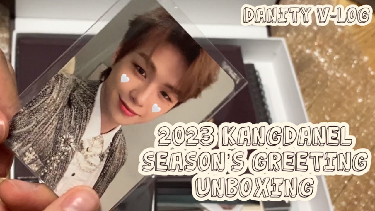 [다니티로그]감성따위 없는🙅🏻‍♀️현실감 100% 언박싱📦ㅣ열심히 써볼게..❤️ㅣ2023 강다니엘 시즌그리팅 언박싱ㅣ2023 seaeon’s greeting unboxing