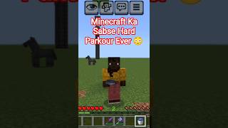 Minecraft Ka Sabse Hard Parkour Ever 😳