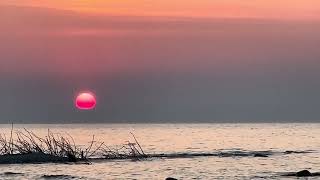 Sunset at Leelanau State Park, June 21nd, 2023.