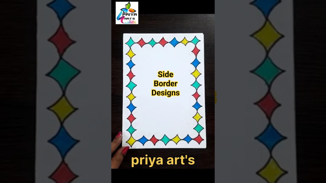 Border Design for Project | Easy & Creative Ideas | Easy Border Designs for School Projects  