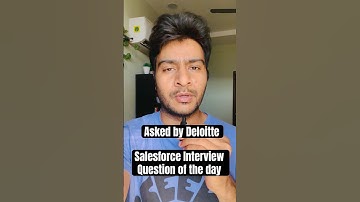 Salesforce Interview Question of the day || collab on comments section #salesforce
