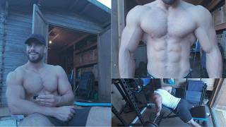 LATE NIGHT BACK WORKOUT IN THE SHED (GAINZ BE GAINING)