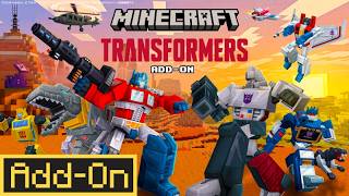 MINECRAFT TRANSFORMERS ADDON - TRANSFORM INTO 12 (OR 24) DIFFERENT TRANSFORMERS IN MINECRAFT! screenshot 5