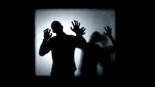Zombies Halloween window projection black background animation