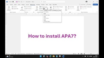 Installing APA 7th Edition in Microsoft Word | Quick & Easy Guide