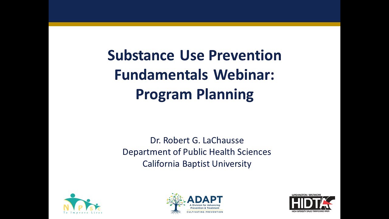 Program Planning Webinar