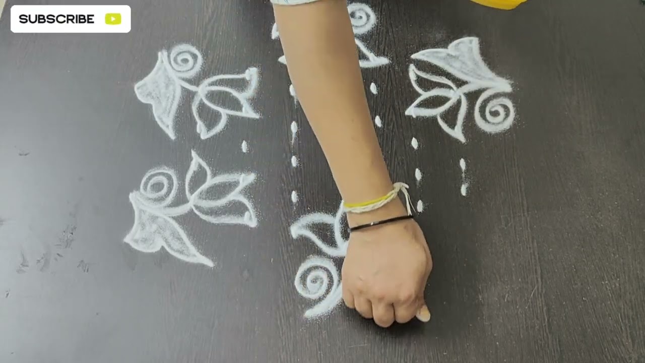 7*4 dot rangoli 🍃 daily rangolis #divine #dialyrangoli #rangoli @navithanavi2190 🧿😊