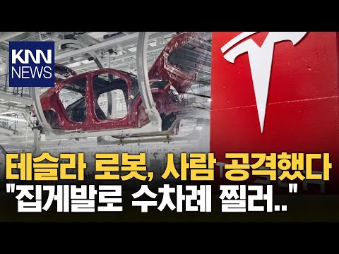 테슬라 공장 로봇, 사람 공격… 안전성 괜찮나? / KNN