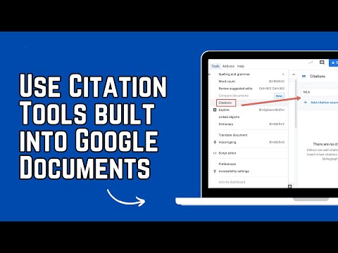 How to Use Citation Tools Built into Google Docs