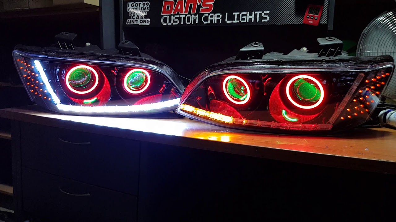 Holden Ve Commodore custom headlights YouTube