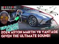 2024 Aston Martin V8 Vantage Given the Ultimate Sound from QuickSilver #V8Vantage #AstonMartin